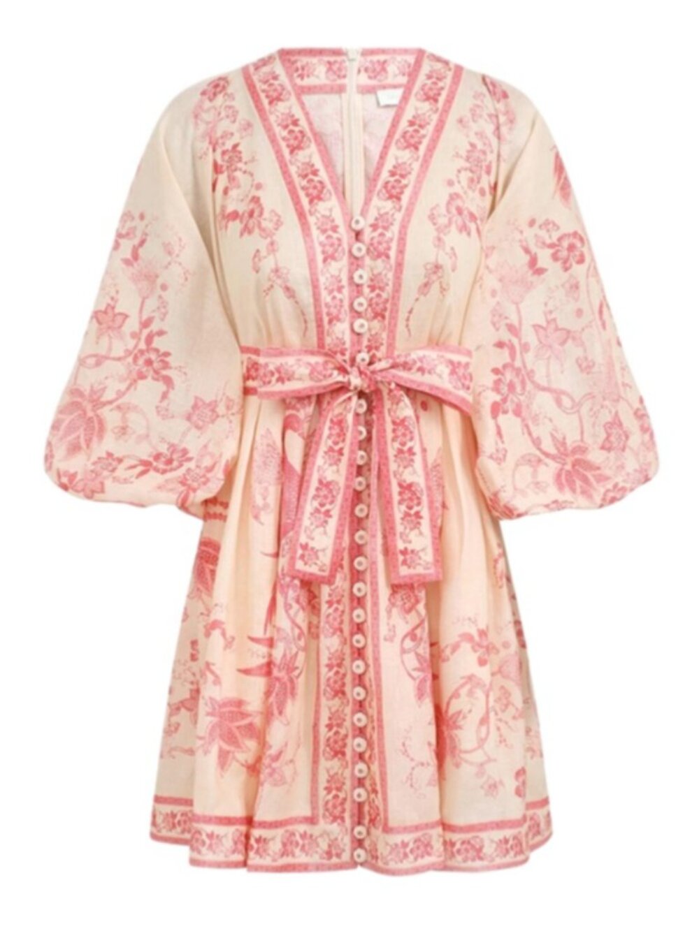 Zimmermann Lucky Plunge Mini Dress - Size 1 (worn once)